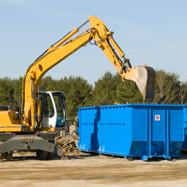 can i choose the location where the residential dumpster will be placed in Sebec Maine